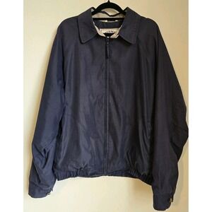 Aberdeen collection mens blue bomber jacket Large with adjustable cuffs
